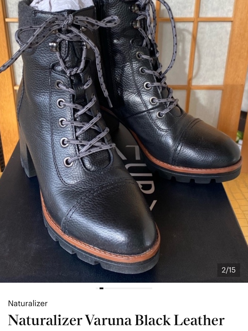 NWT Naturalizer Varuna Waterproof Hiking Boot Oatmeal Suede 9.5W $90